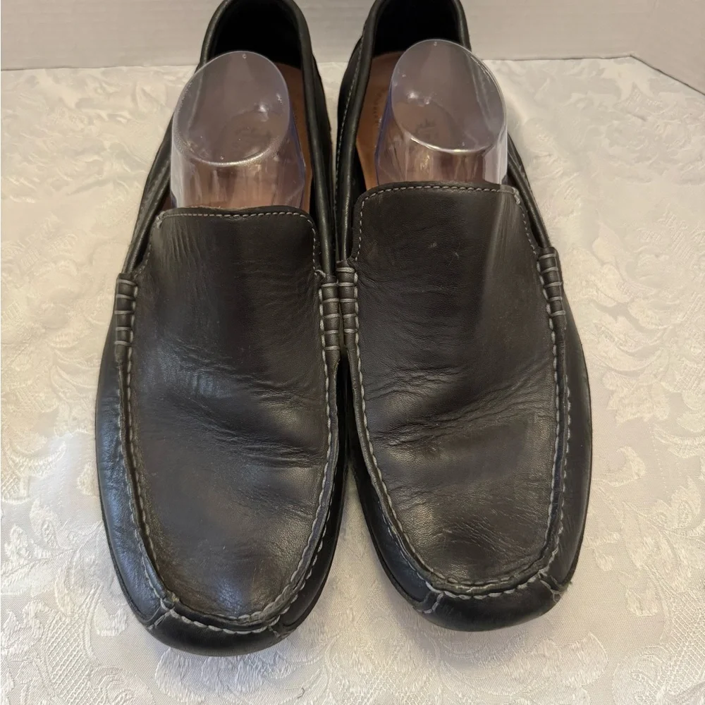 Clarks‎ Men’s 13M Active Air Black Leather Driving Moccasin Loafer Comfort Shoe